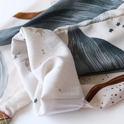 Pyjama de Soie Végétale I Élégance Florale Douceur Viscose