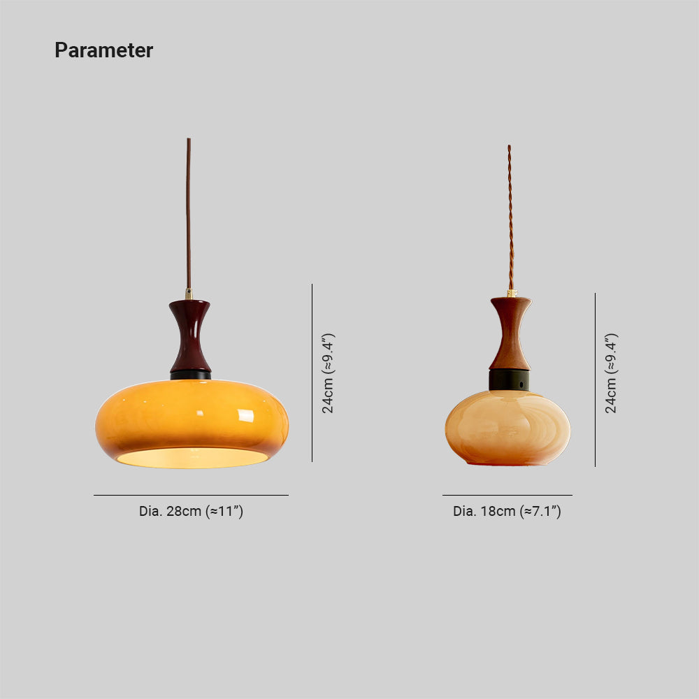 Arisha Vintage LED Glass Pendant Light Living Room | Fioriscas