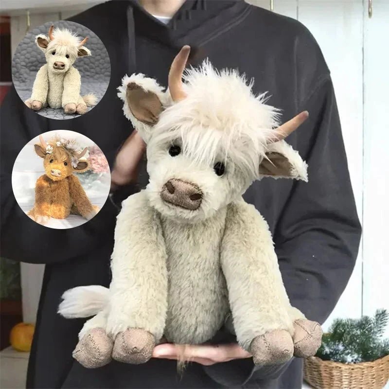 Highland tehén virágkoszorú díszítéssel - Fioriscas