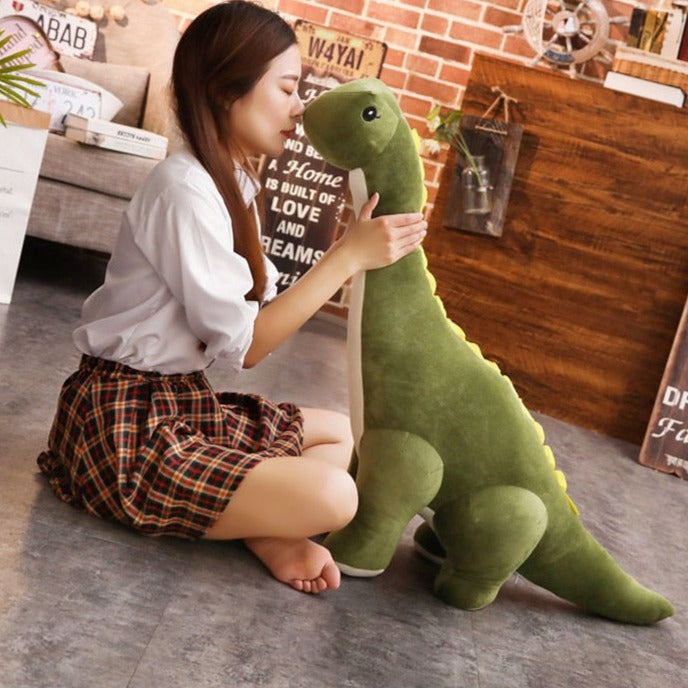 AuroraNest Giant Diplodocus Plush, Three Sizes and Colors Available