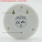 Alarma combinada HomeGuard de monóxido de carbono y humo con pantalla digital de CO