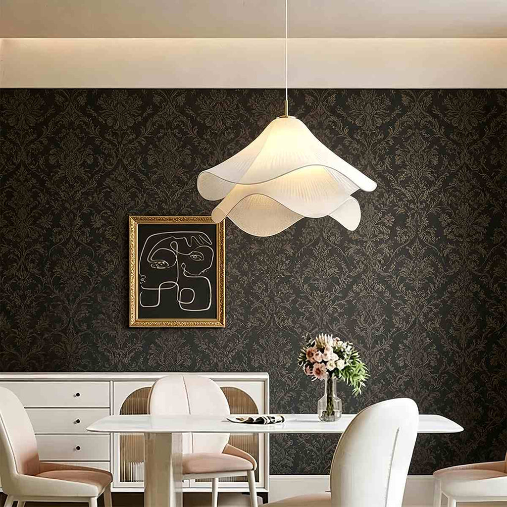 HaloWeave Diffused Pendant Light In Durable Fabric For Soft Modern Ambiance