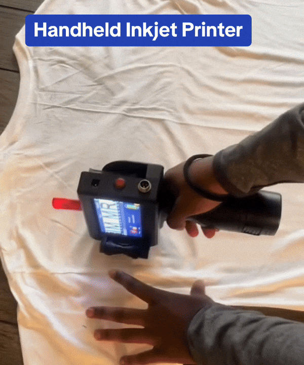 Portable Handheld Inkjet Printer For Boxes, Wood And Metal, LumixJet