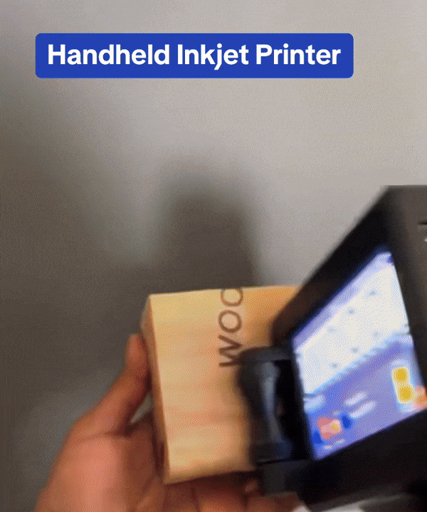 Portable Handheld Inkjet Printer For Boxes, Wood And Metal, LumixJet
