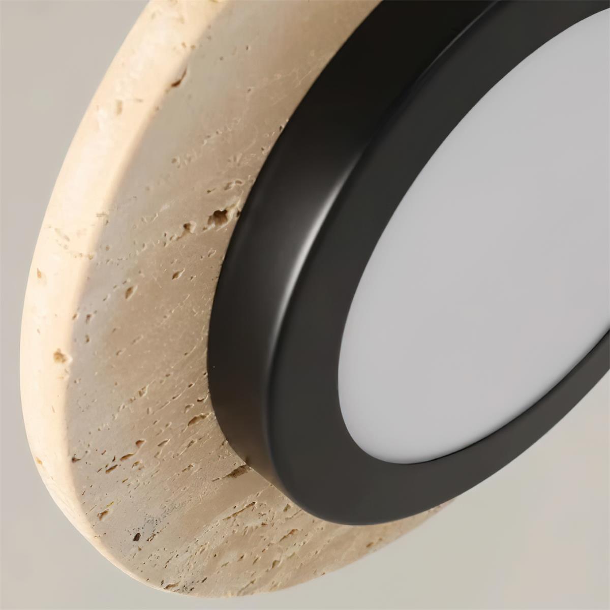 Solaro Travertine LED Pendant Light | Fioriscas