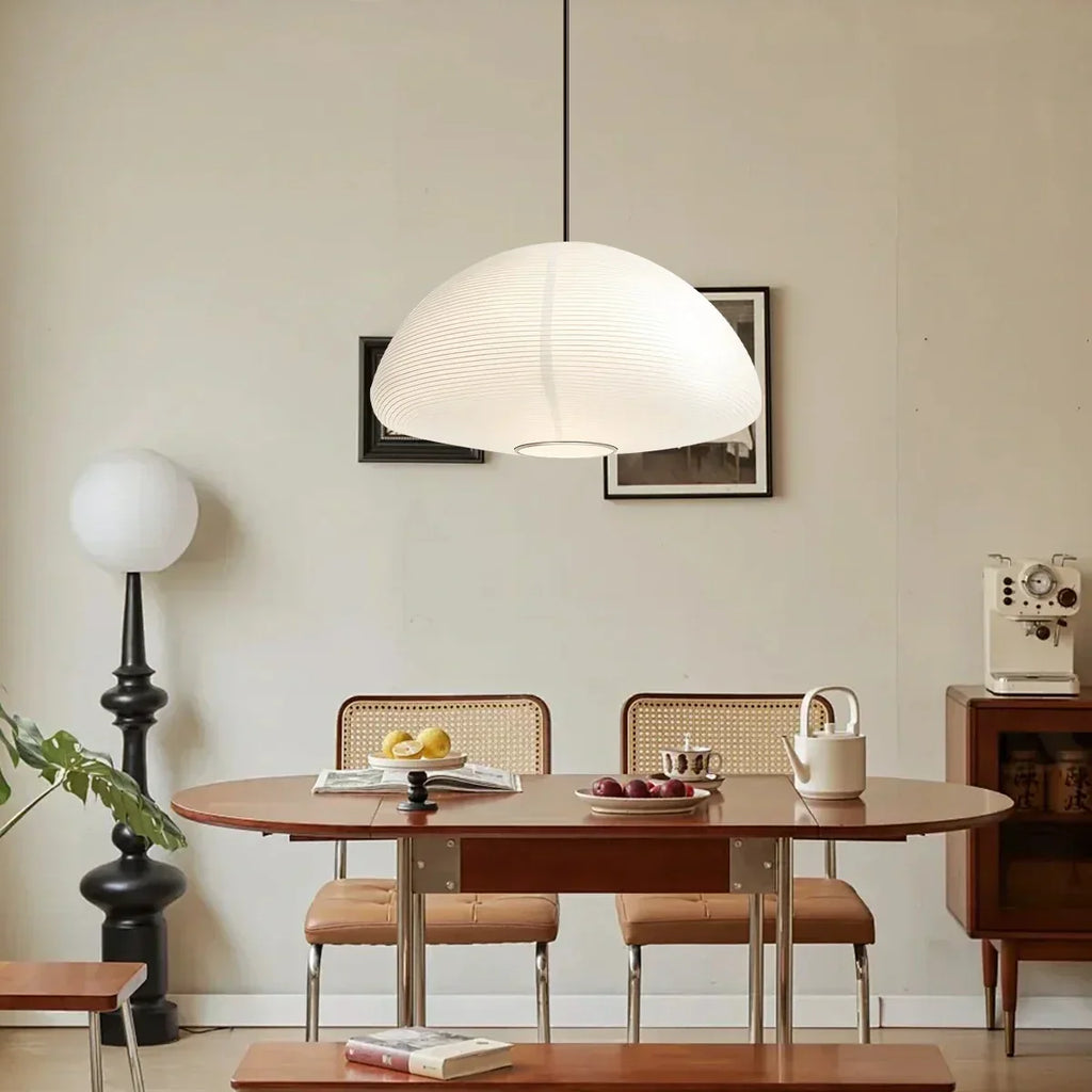 Washi Mulberry Paper Lantern Pendant Light For Bedroom