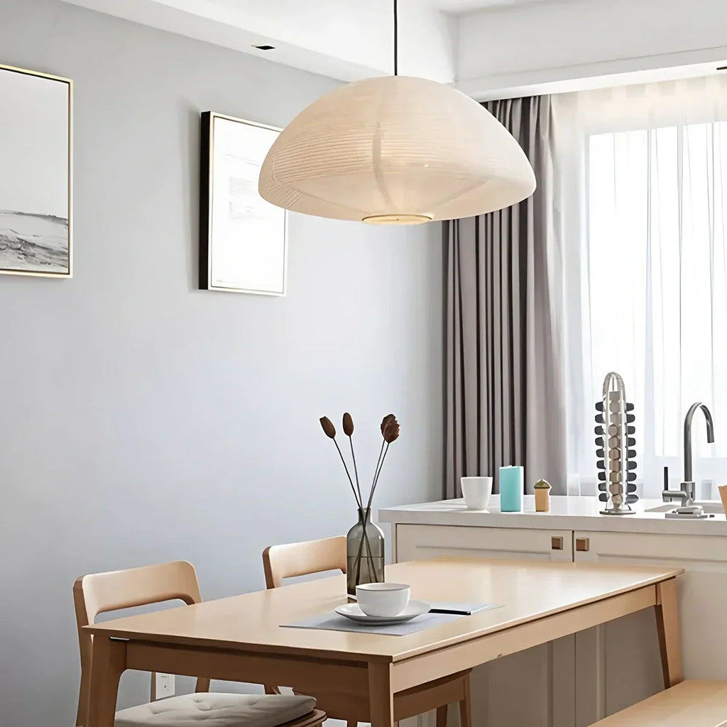 Washi Mulberry Paper Lantern Pendant Light For Bedroom
