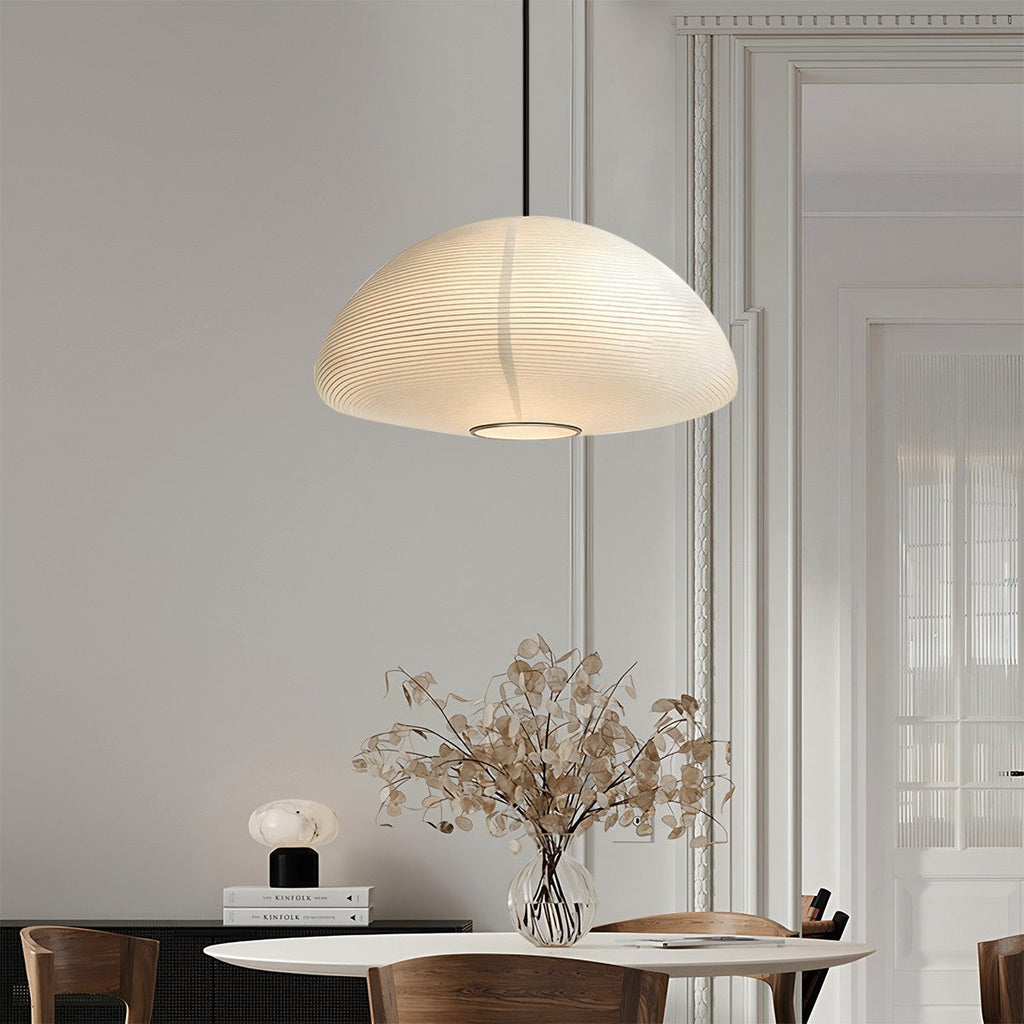 Washi Mulberry Paper Lantern Pendant Light For Bedroom