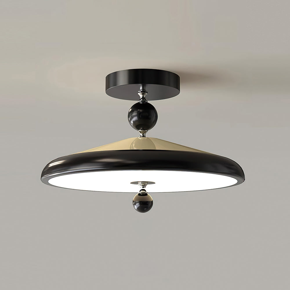 Belano Wooden Frame Round Ceiling Light | Fioriscas