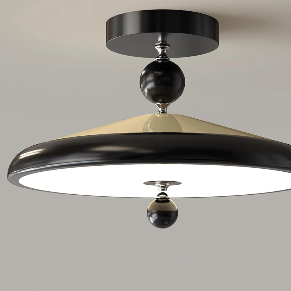 Belano Wooden Frame Round Ceiling Light | Fioriscas