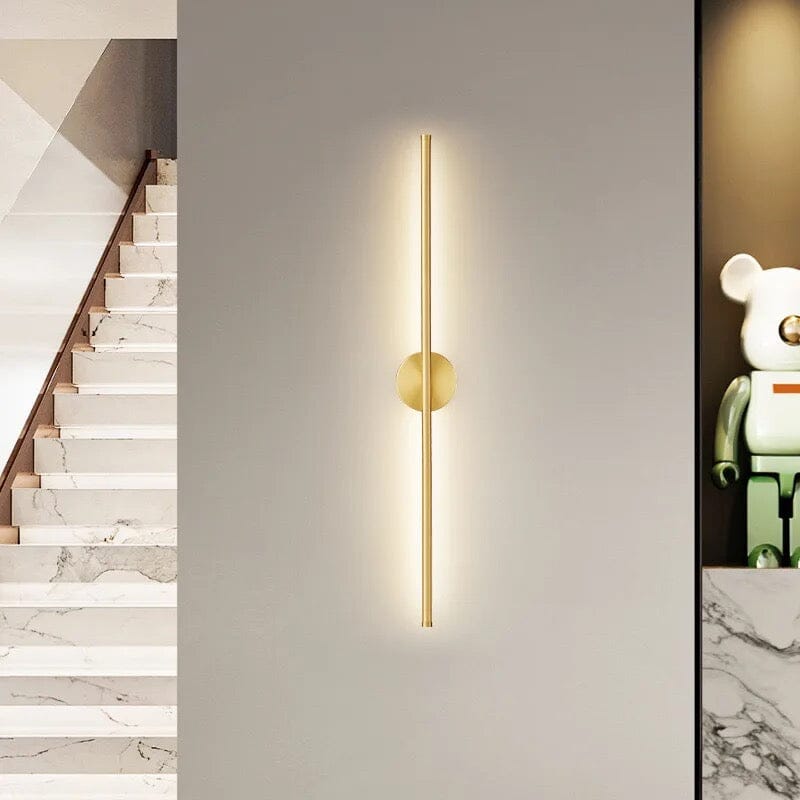 LED-vägglampa med upp- och nedåtriktat sken, pläterad järnyta