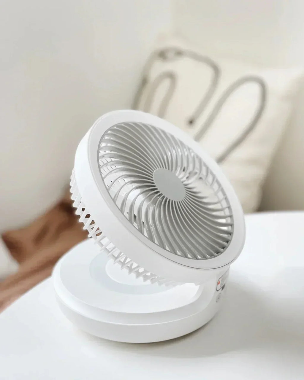 Ventilador USB plegable de pared, refrigeración personal ultrasilenciosa