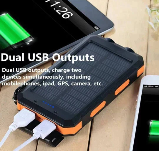 Voděodolná solární powerbanka LyraCharge, 30000mAh, s krytím IP67
