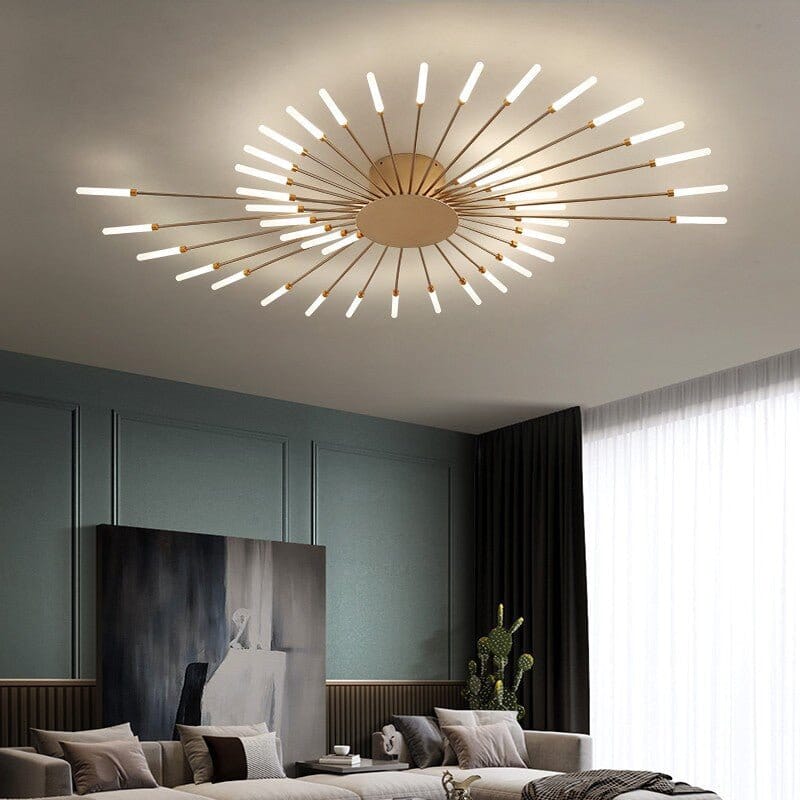 Stupňovitý LED lustr NovaLux, stmívatelné hlavy, černé nebo zlaté provedení