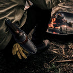 Nerezový outdoorový nůž TrailForge s protiskluzovou rukojetí