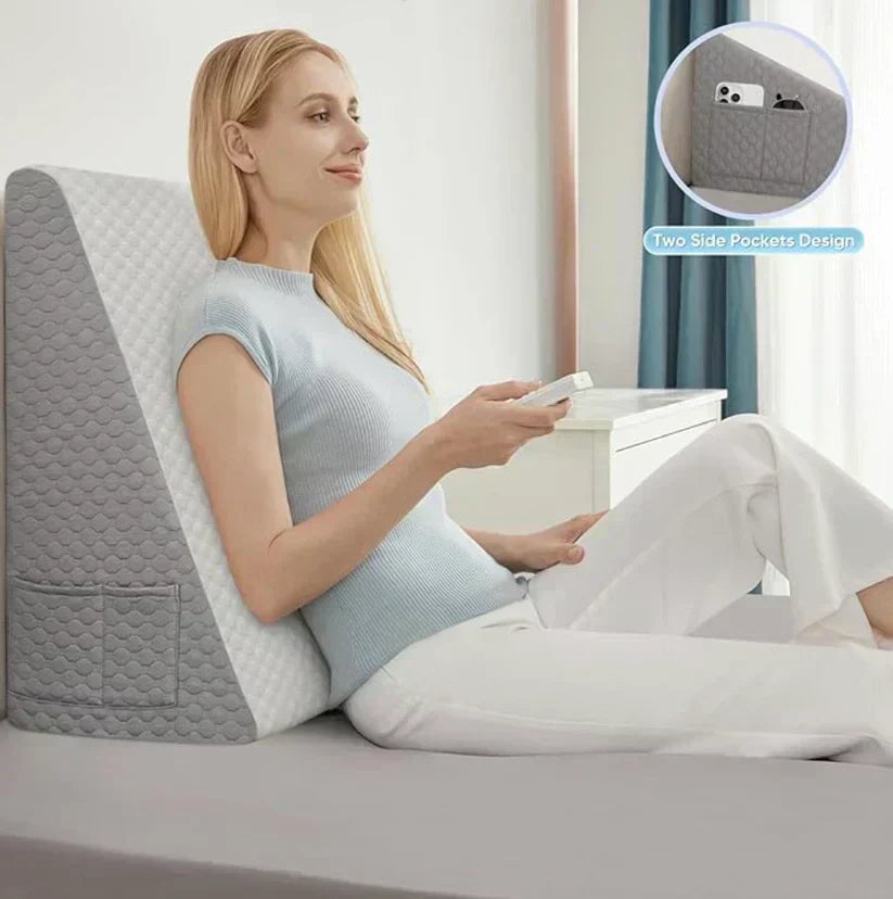 AeroRise Neck Support Wedge Pillow For Head Elevation