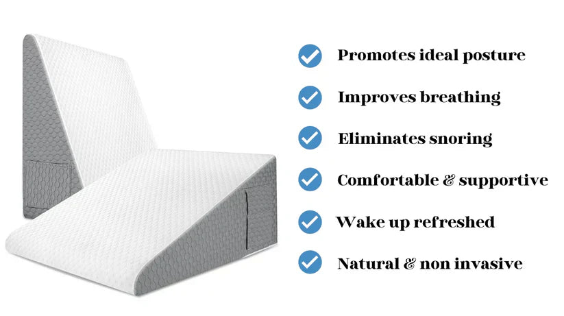 AeroRise Neck Support Wedge Pillow For Head Elevation