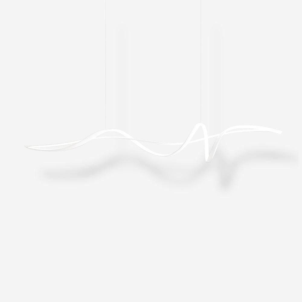 Aveline Modern Black LED Wave Pendant Light | Fioriscas