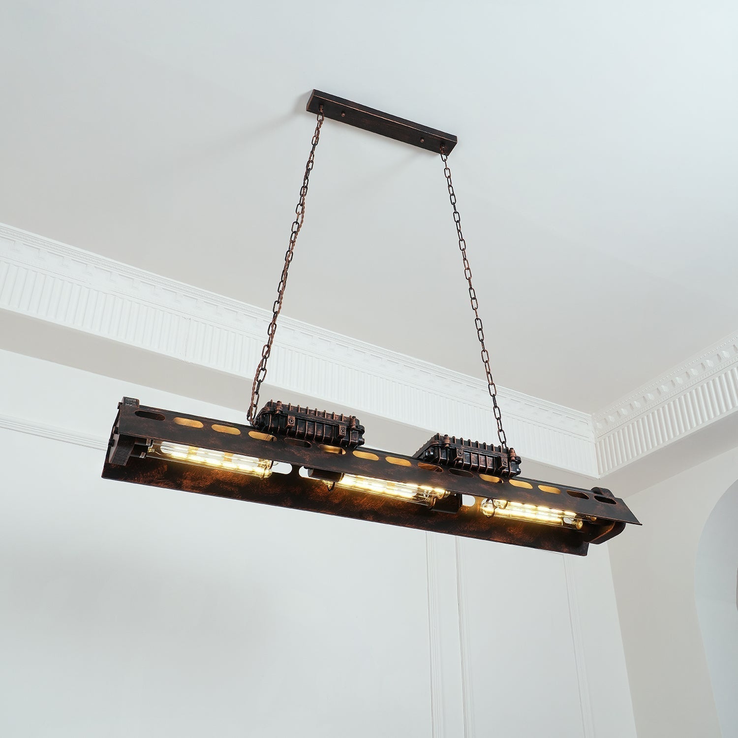 Noah Chandelier Industrial Steampunk | Fioriscas