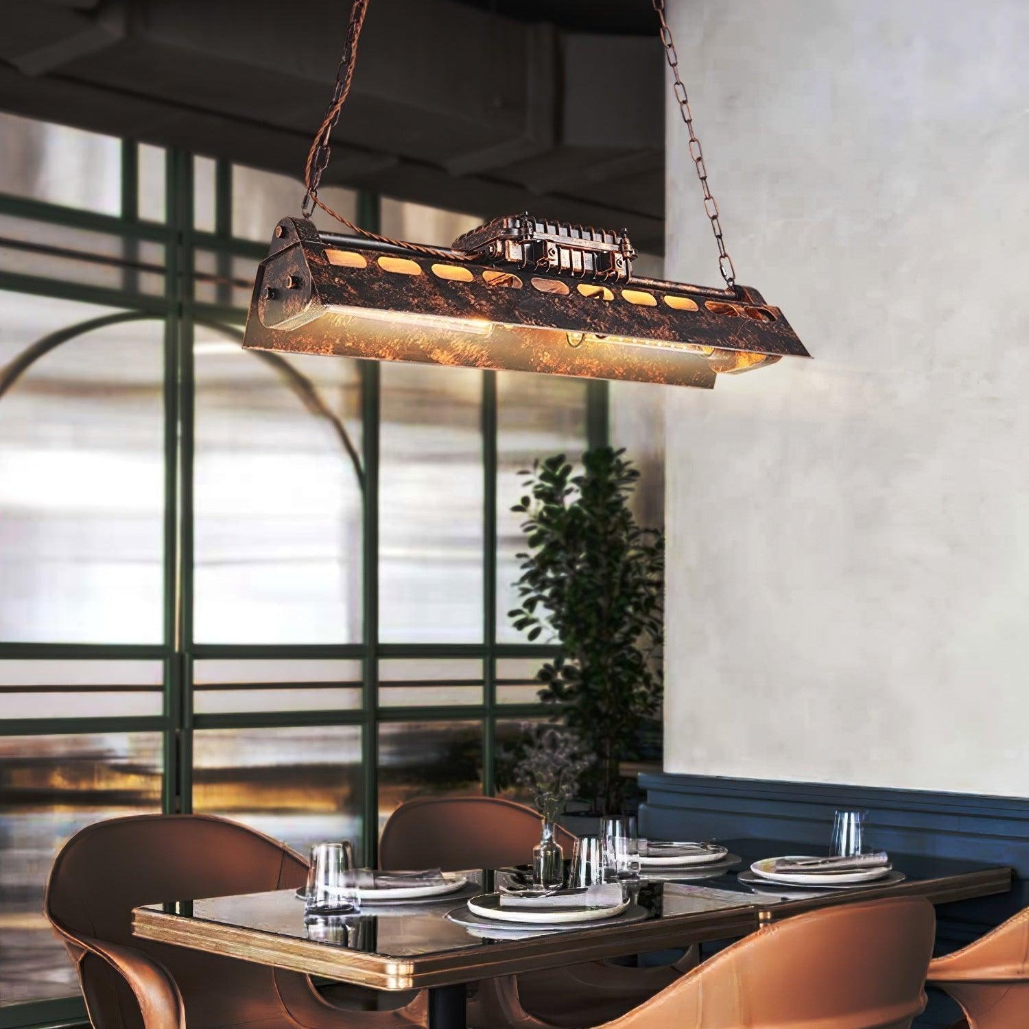 Noah Chandelier Industrial Steampunk | Fioriscas