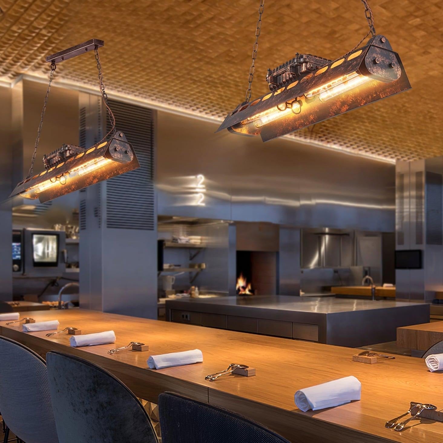 Noah Chandelier Industrial Steampunk | Fioriscas