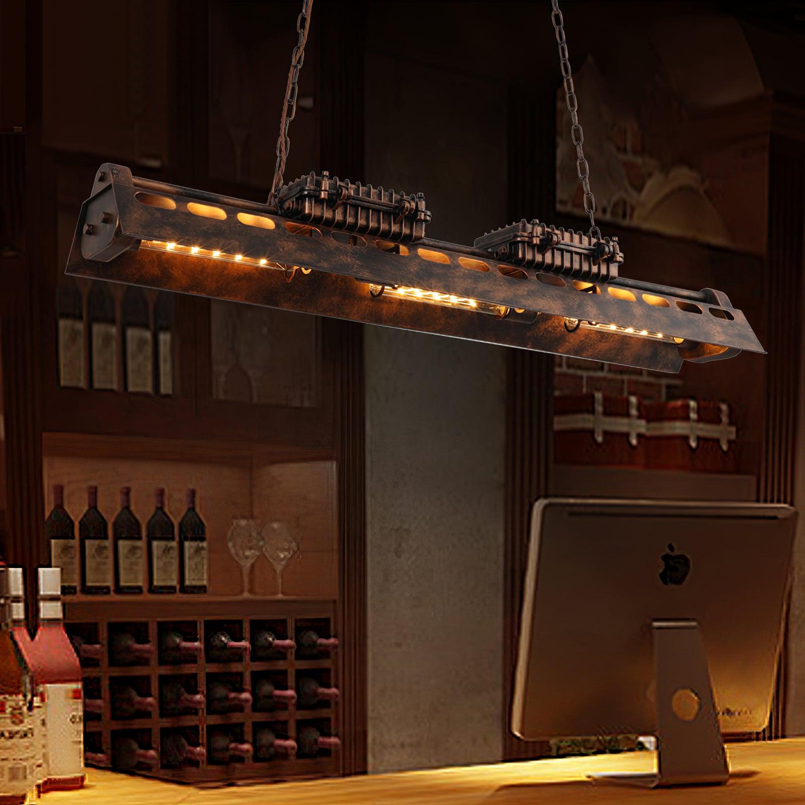 Noah Chandelier Industrial Steampunk | Fioriscas