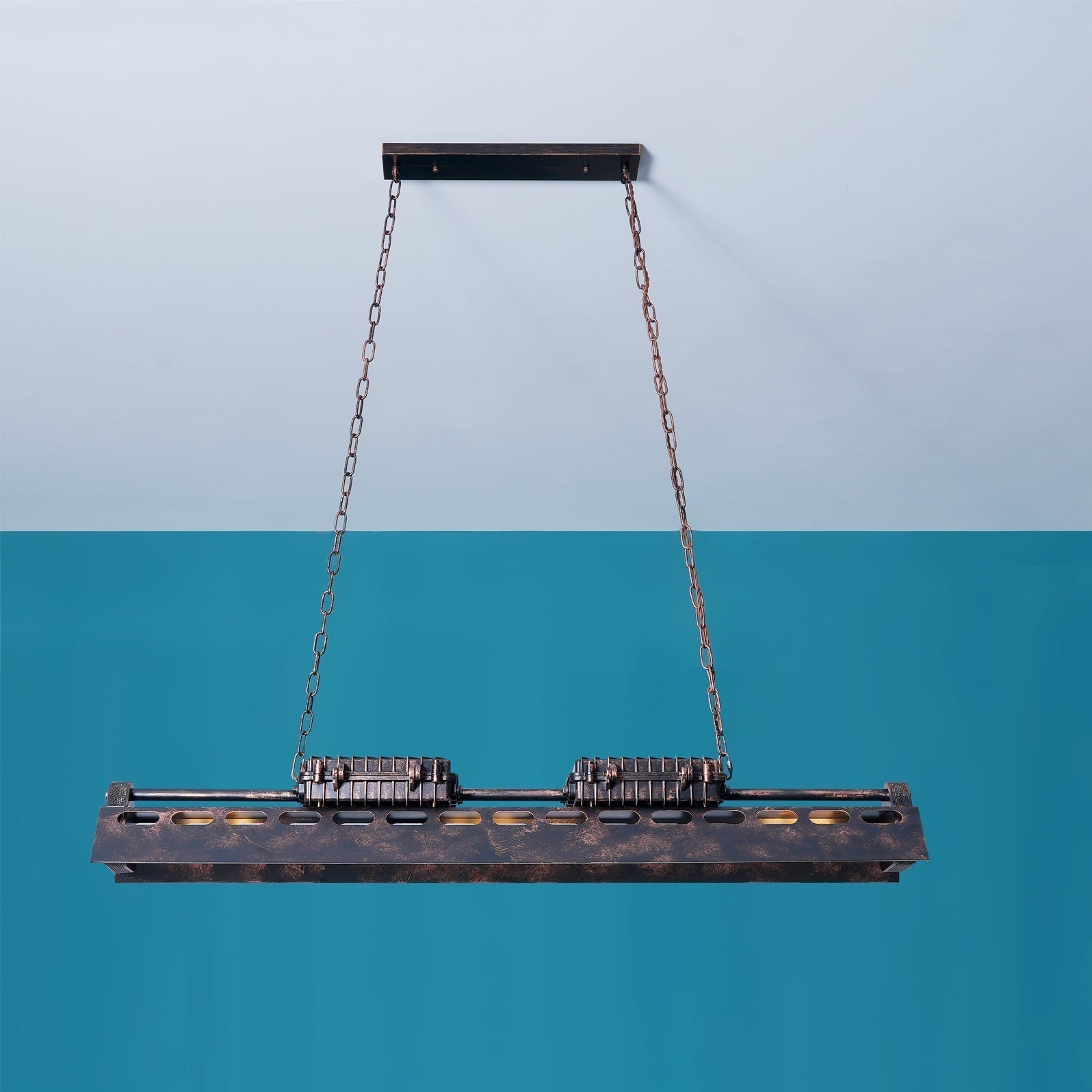 Noah Chandelier Industrial Steampunk | Fioriscas