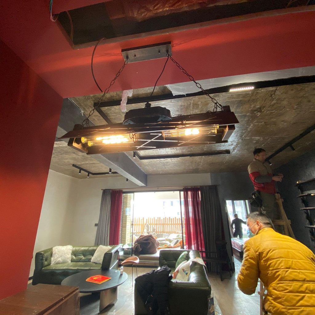 Noah Chandelier Industrial Steampunk | Fioriscas