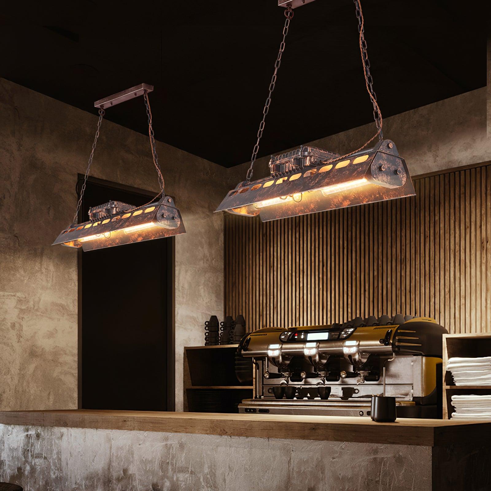 Noah Chandelier Industrial Steampunk | Fioriscas
