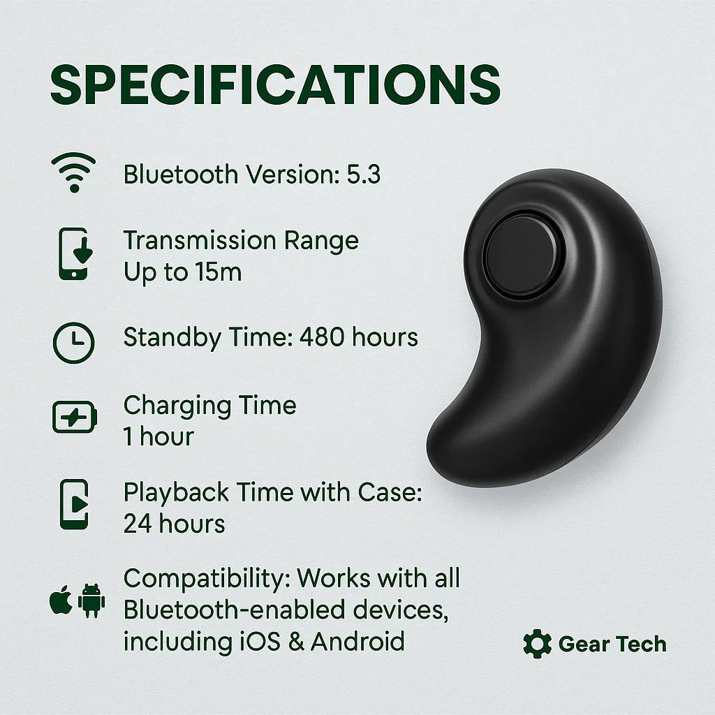 Spánková sluchátka LumaSleep Bluetooth 5.3 s pohodlným uchycením pro spáče na boku