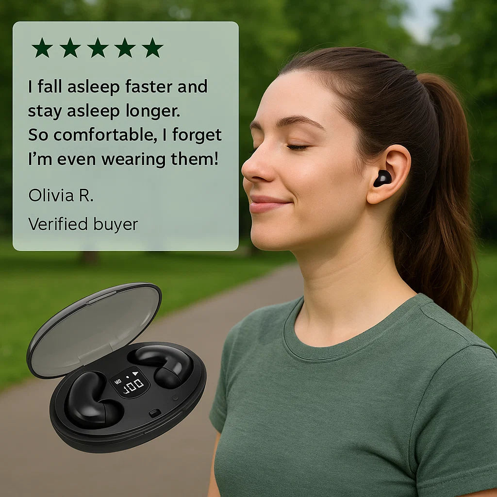 Écouteurs intra-auriculaires pour dormir, LumosRest, Bluetooth 5.3 et étanchéité IPX5