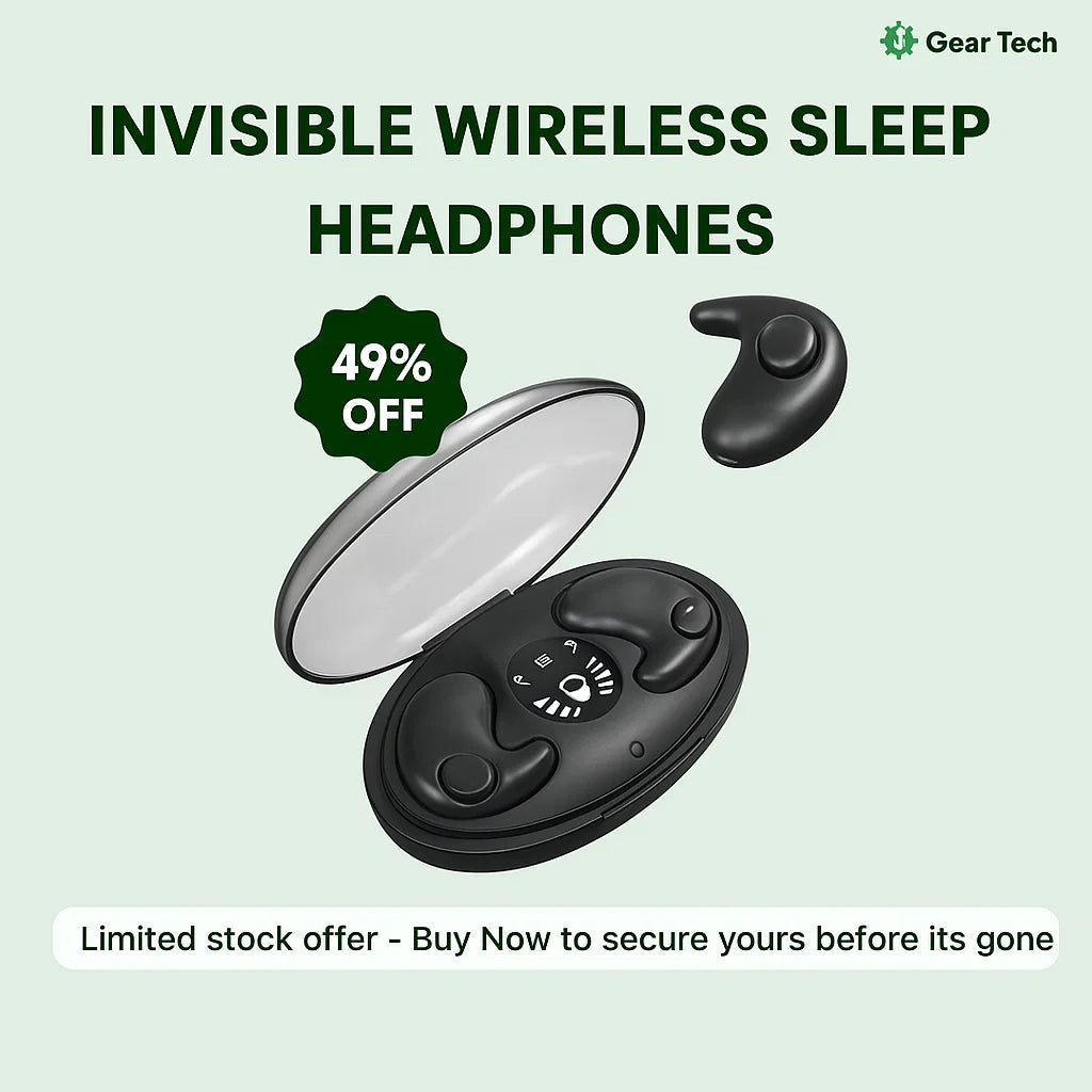 Écouteurs intra-auriculaires pour dormir, LumosRest, Bluetooth 5.3 et étanchéité IPX5