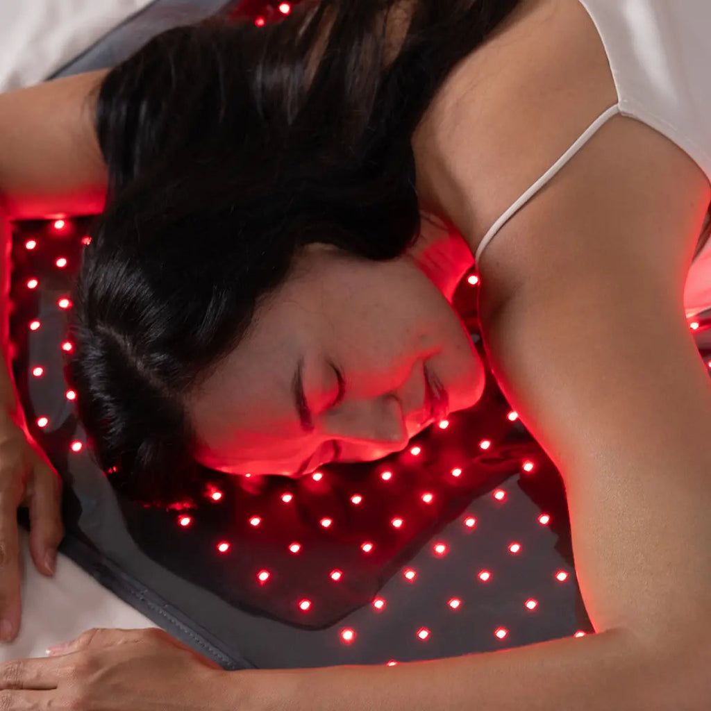 LED-huidtherapieapparaat met zeven golflengten voor het gezicht en lichaam