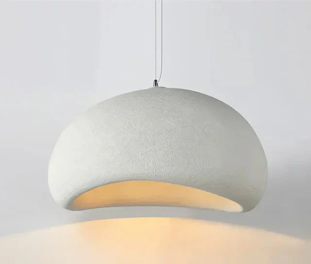 Cavelle geometrisk pendellampe med cement-look finish, 5 størrelser