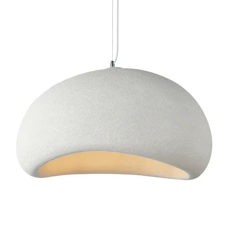Cavelle geometrisk pendellampe med cement-look finish, 5 størrelser