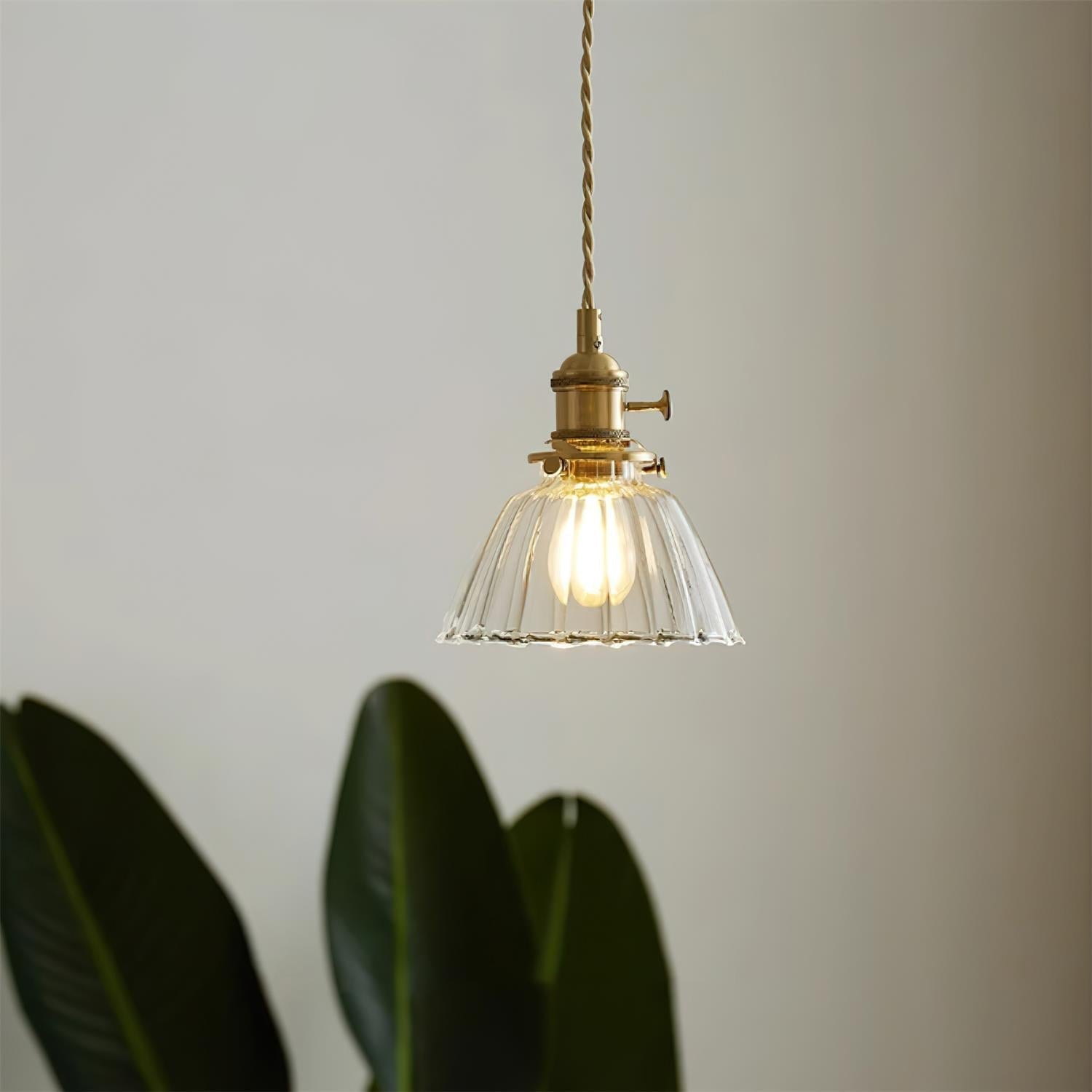 Glint Clear Glass Pendant Light | Fioriscas