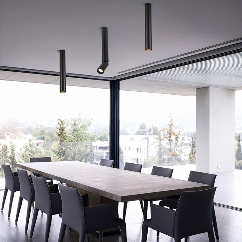 NovaBeam Adjustable Ceiling Light With Aluminum Body And Slim Cylindrical Heads