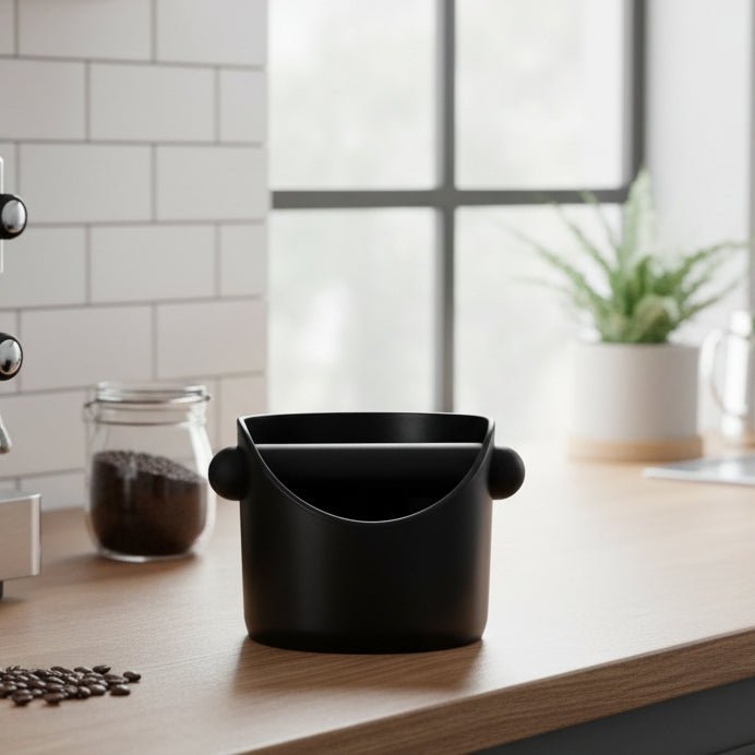 Caja compacta para golpear café para fácil extracción de discos de café - Fioriscas