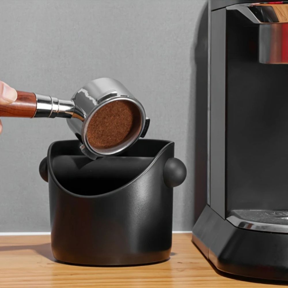 Caja compacta para golpear café para fácil extracción de discos de café - Fioriscas