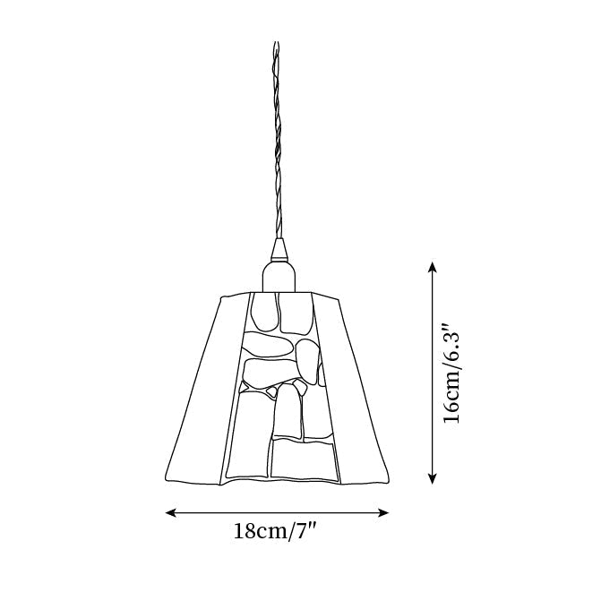 Mavine Tiffany-Style Stained Glass Pendant Light | Fioriscas