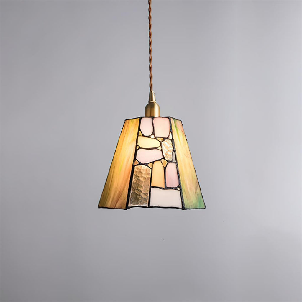 Mavine Tiffany-Style Stained Glass Pendant Light | Fioriscas