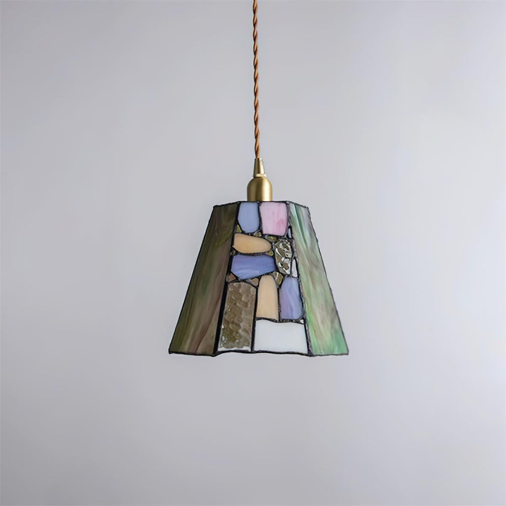 Mavine Tiffany-Style Stained Glass Pendant Light | Fioriscas