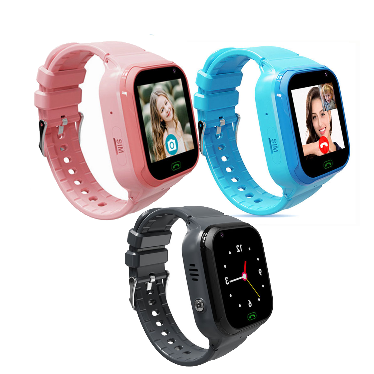 GPS-Smartwatch für Kinder, Echtzeit-Ortung und SOS-Alarm
