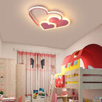 Lampe de plafond en forme de cœur pour chambre d’enfant avec éclairage LED, PetalGlow