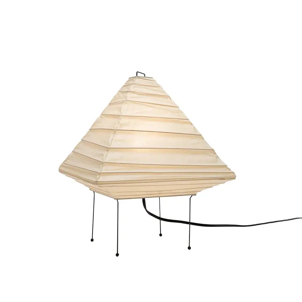 Japanese Akari Style Paper Table Lamp Handmade in Gifu