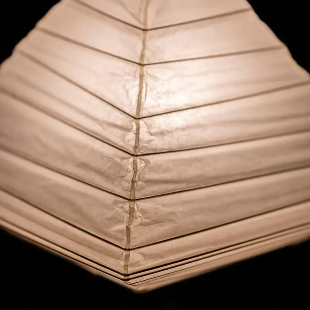 Japanese Akari Style Paper Table Lamp Handmade in Gifu