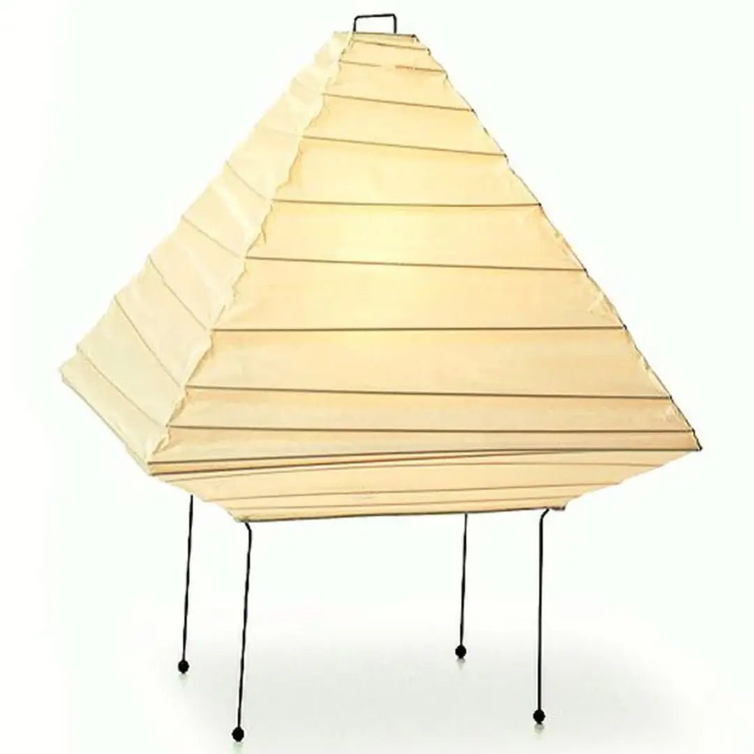 Japanese Akari Style Paper Table Lamp Handmade in Gifu
