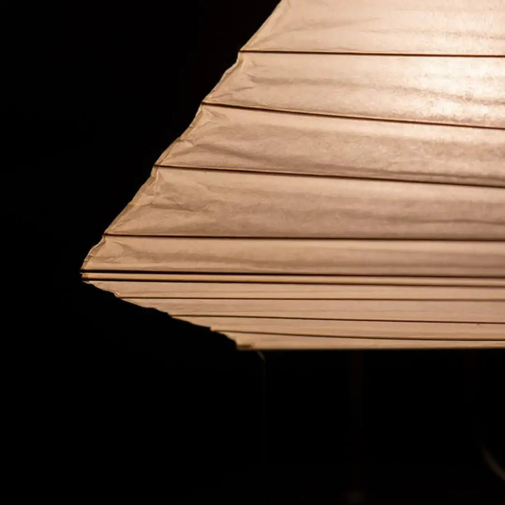 Japanese Akari Style Paper Table Lamp Handmade in Gifu