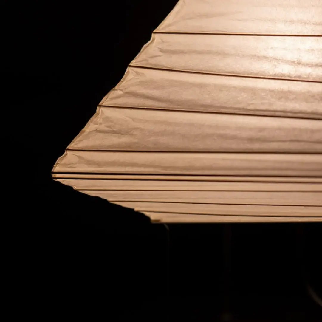 Japanese Akari Style Paper Table Lamp Handmade in Gifu