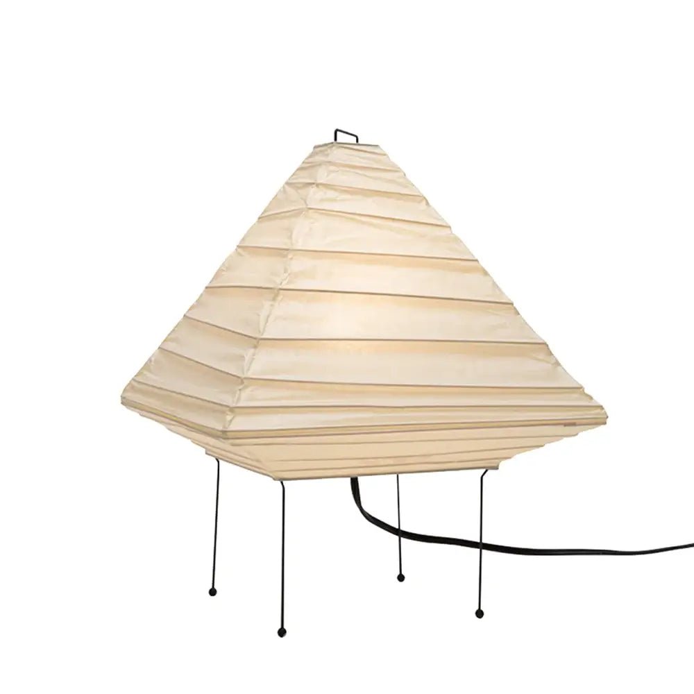 Japanese Akari Style Paper Table Lamp Handmade in Gifu